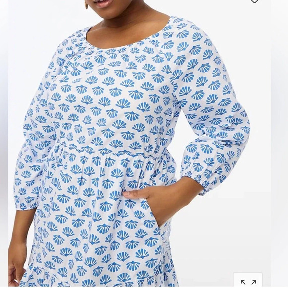 J.Crew Scoopneck mini dress babydoll preppy Ladies who lunch - Picture 6 of 16